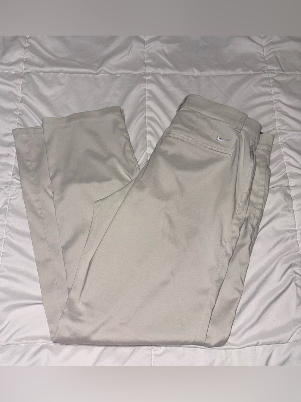Nike Golf Dri-Fit Pants Size 32x30 Khaki Tan Beige Sport